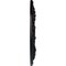 Ekena Millwork Rose Ceiling Medallion (Fits Canopies up to 13 1/2"), Hand-Painted Jet Black, 33 7/8"OD x 2 3/8"P CM33ROBLF - alternate 3